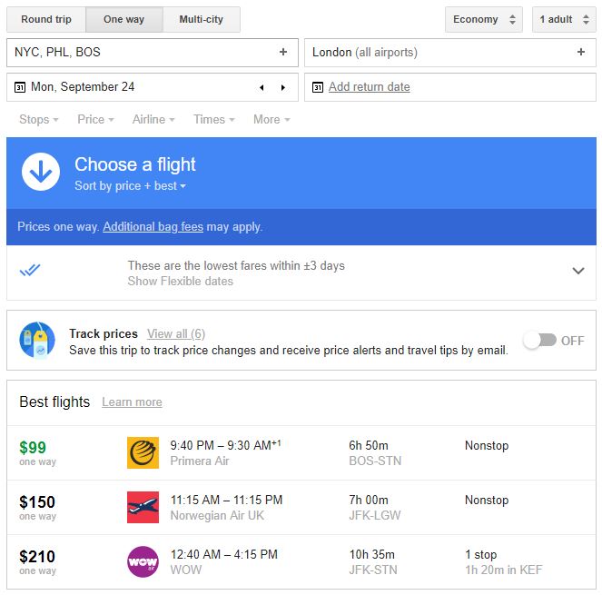 How To Use Google Flights