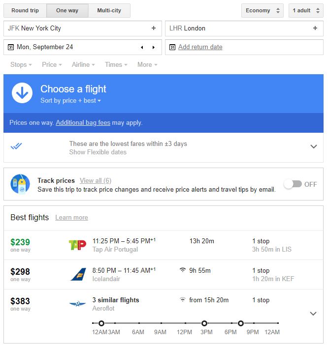 How To Use Google Flights
