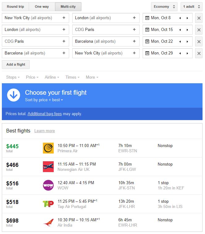 How To Use Google Flights