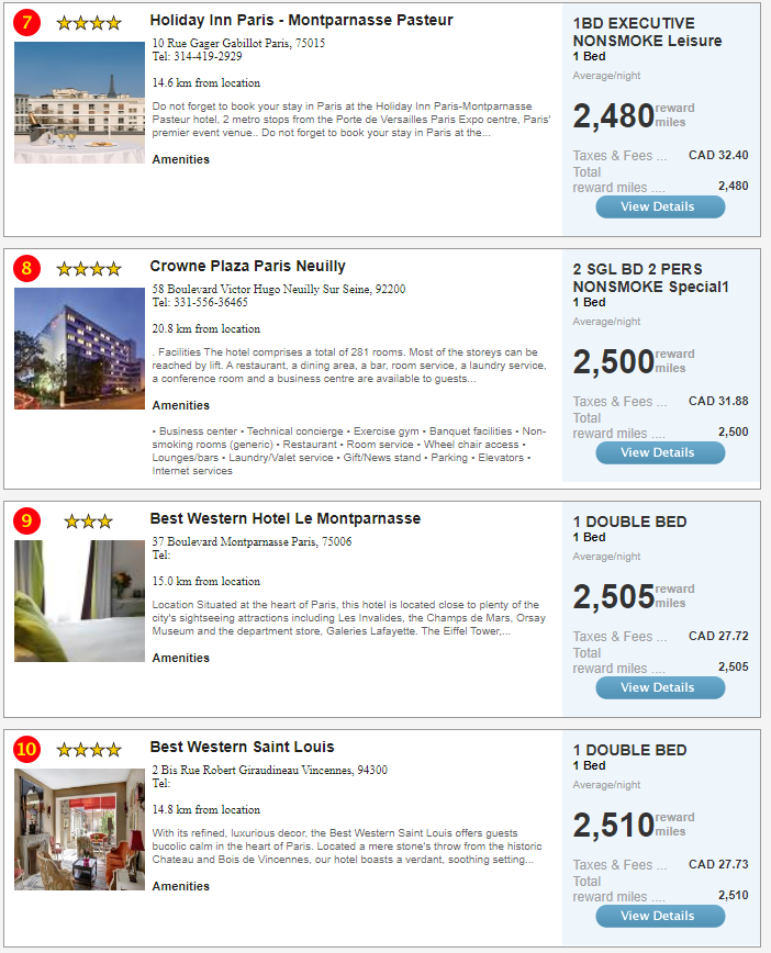 Four great Parisian hotels you can book for one night with the Amex AIR MILES Reserve