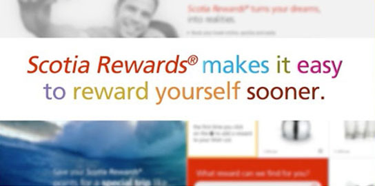 ScotiaRewards loyalty program ad