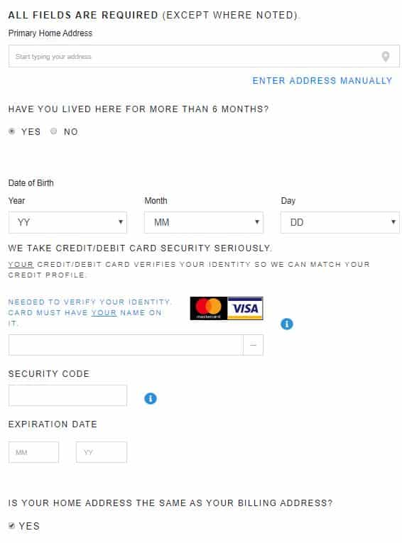 yoreoyster credit verify home info