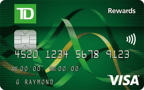 Image result for TD Rewards Visa Card"