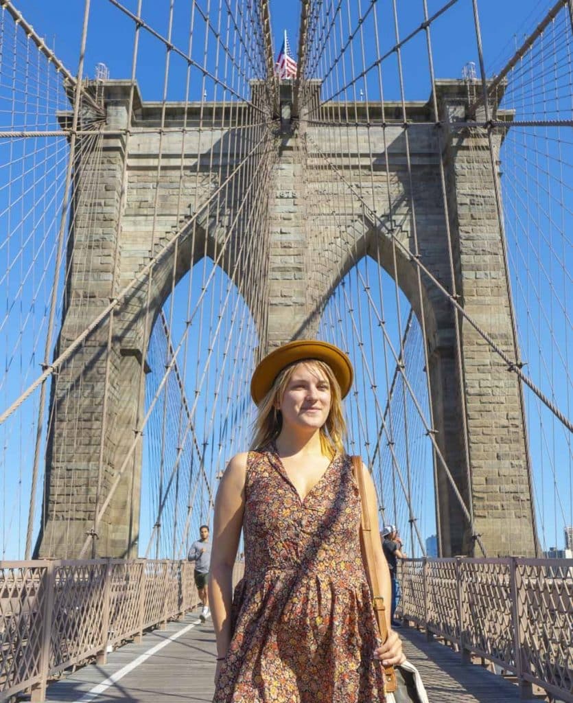 American Express Cobalt Lora Pope Brooklyn Bridge