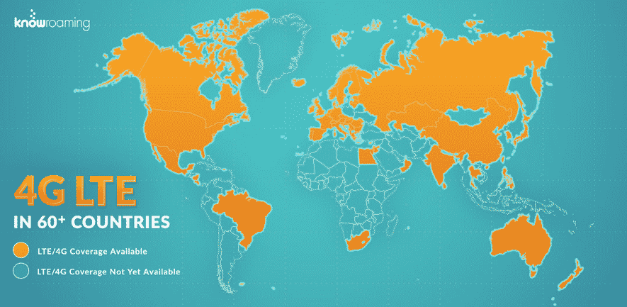 Knowroaming coverage map