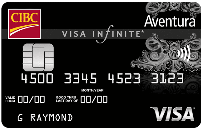 Best Visa Card Canada- CIBC Aventura Visa Infinite Card