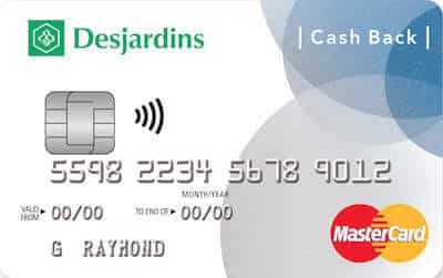 Best Visa Card Canada- Desjardins Cashback Visa Mastercard