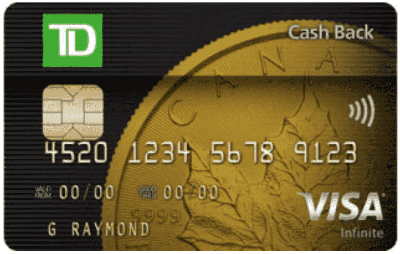 Best Visa Card Canada- TD Cash Back Visa Infinite