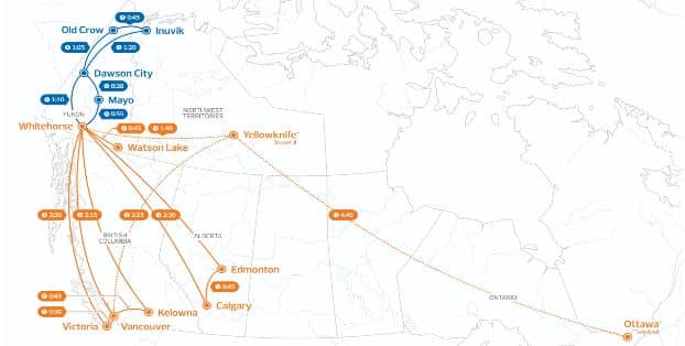 Air-North-review-route-map-