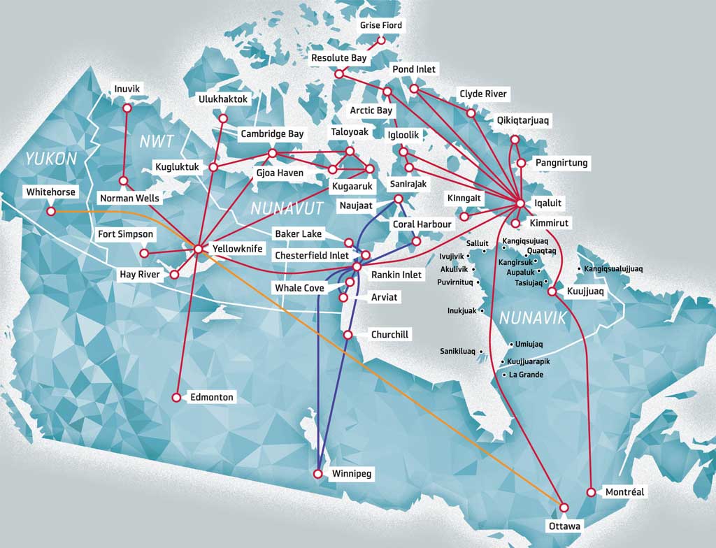 Canadian-North-Review-Route-Map-Flight-Canada-Airline-First-Air-Aeroplan