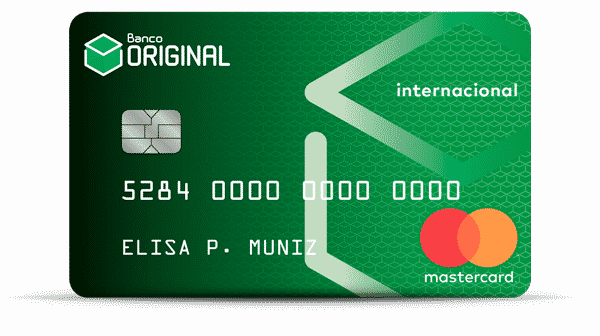 Original Internacional Debit Credit Mastercard Card