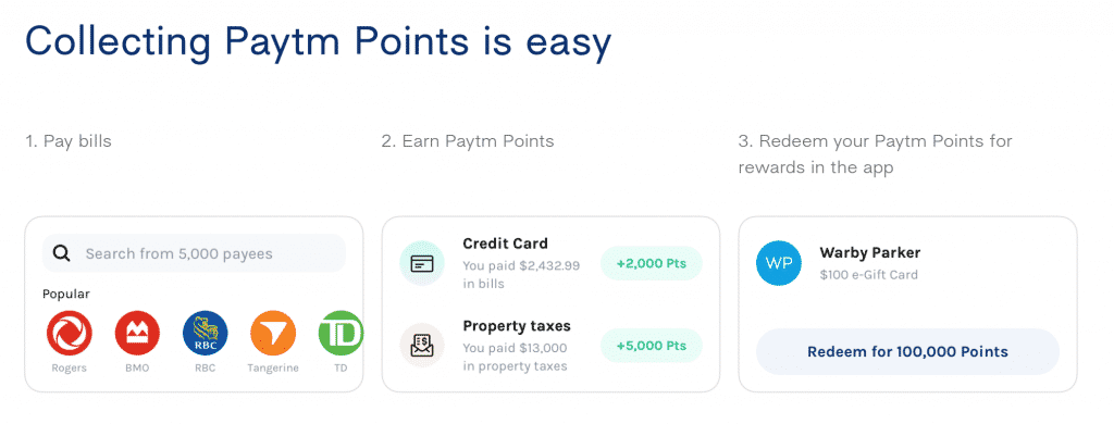 Paytm Canada screenshot