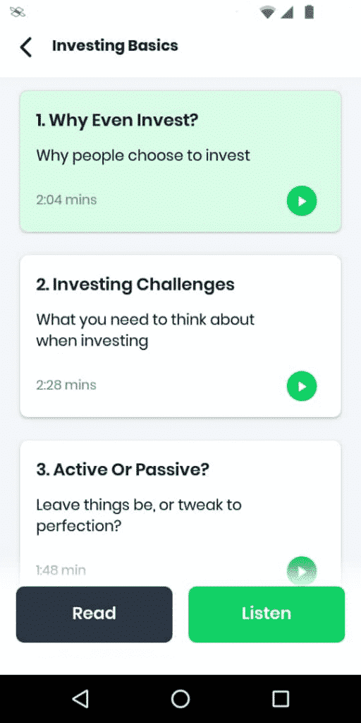 Finimize: Investing Basics