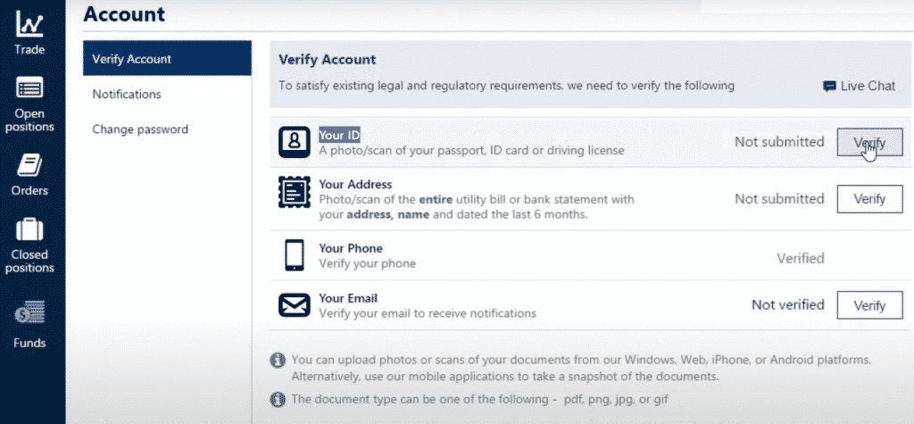 Plus500 Review: Signup Process