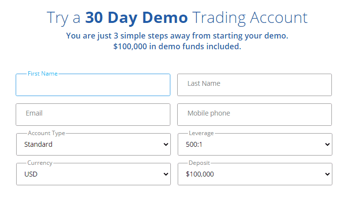 Blackbull Markets: Demo