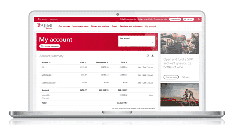 nvestment platform offered by AJ Bell Youinvest