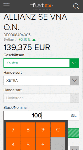 Flatex app