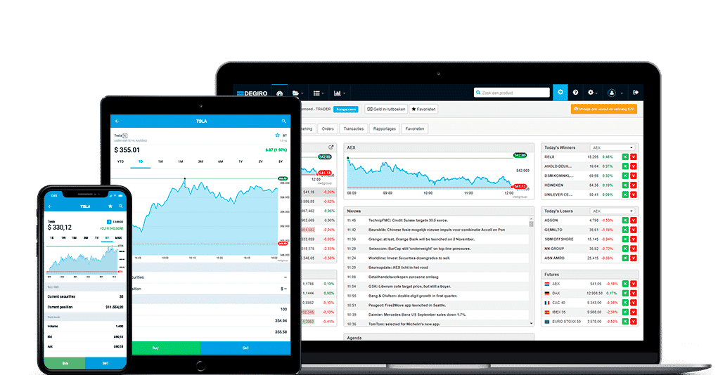 Degiro investment platform
