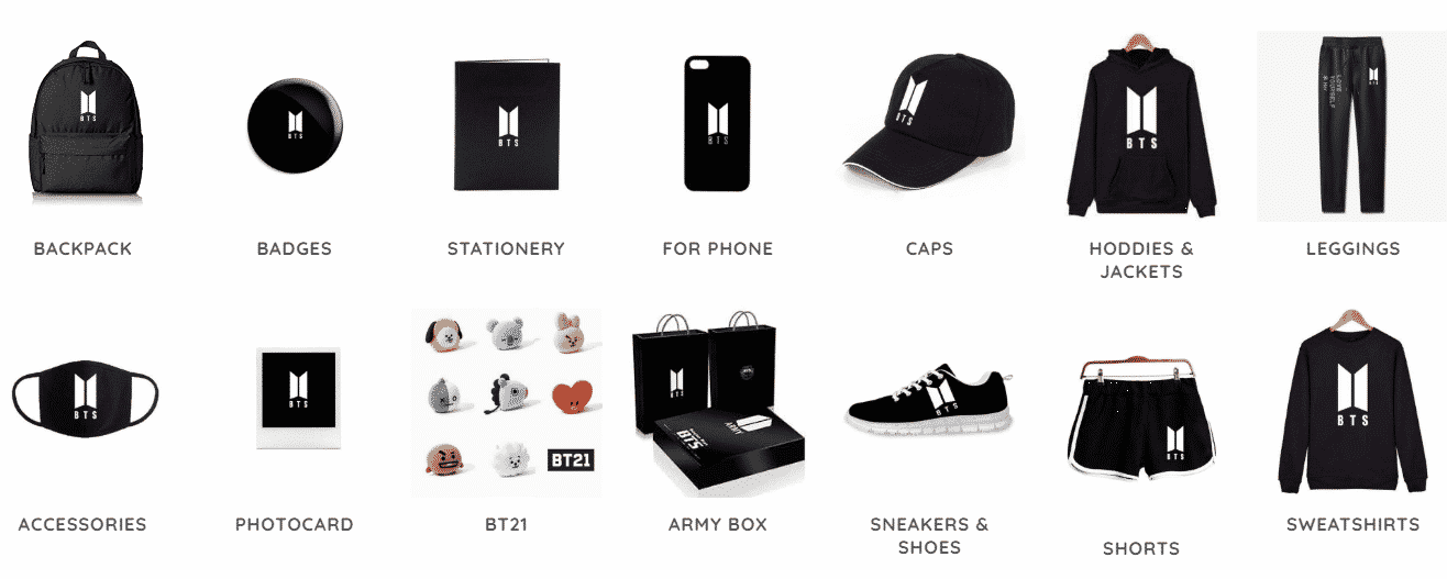 BTS Merch India