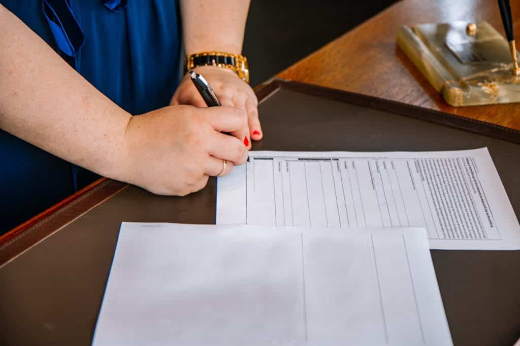 sign up process