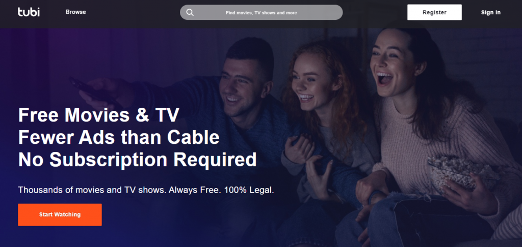 Tubi tv streaming services