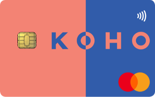 KOHO Mastercard Prepaid Card