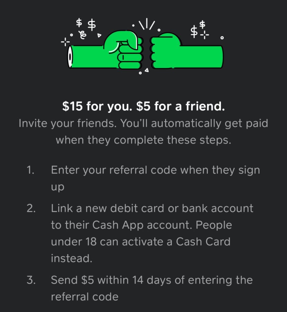 Cash App Referral Code Rules