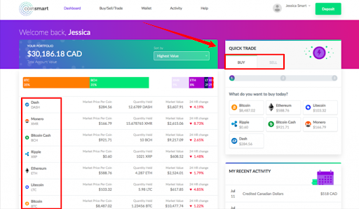 Coinsmart vs Bitbuy