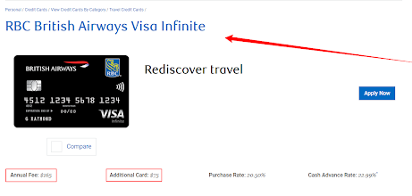 RBC British Airways Visa Infinite Review