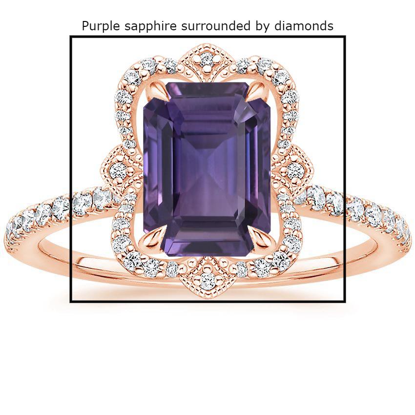 Unique Purple Sapphire Engagement Rings In Canada