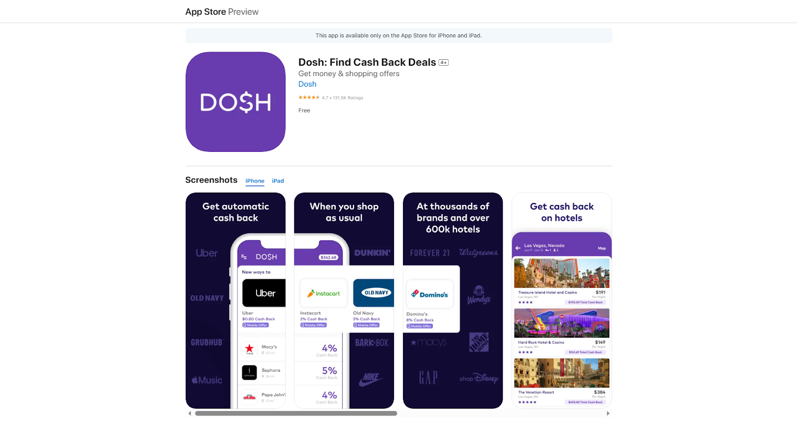 Dosh Referral Code YOREOYSTER + Up To $11 Bonus