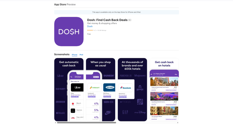 Dosh Referral Code YOREOYSTER + Up To $1+ Bonus