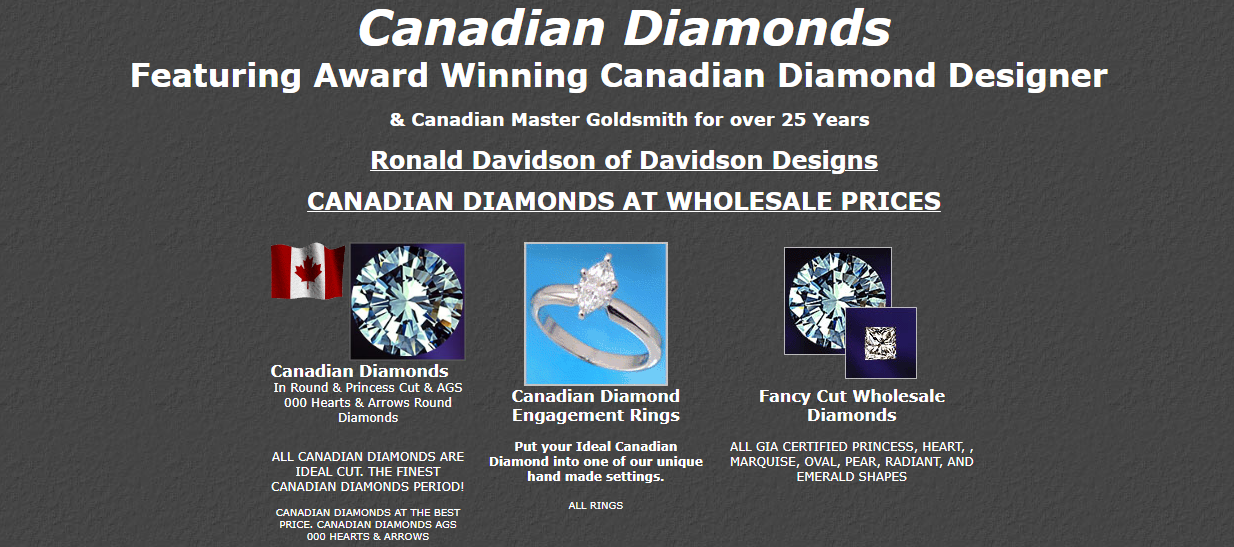 Cheap engagement rins Canada
